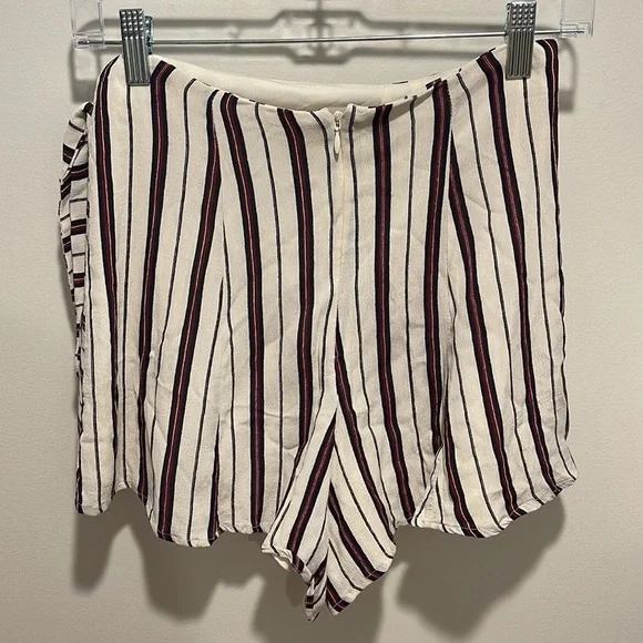 Privacy Please Emory Striped Skort XS Faux Wrap Skirt - Picture 6 of 8